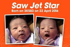 Lahir di Pesawat, Bayi Ini Diberi Nama Sesuai Nama Maskapai-nya