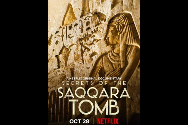 Film dokumenter Secrets of the Saqqara Tomb (2020) akan tayang di Netflix mulai 28 Oktober mendatang.