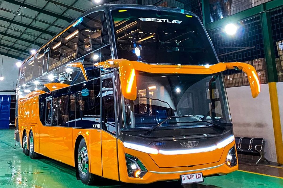 Bus tingkat baru milik PO 27 Trans