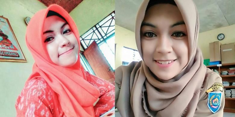 Ini Rizma Uldiandari, Guru Cantik dari Tegal yang Rela Dibayar Rp 75.000  Per Bulan Halaman all - Kompas.com