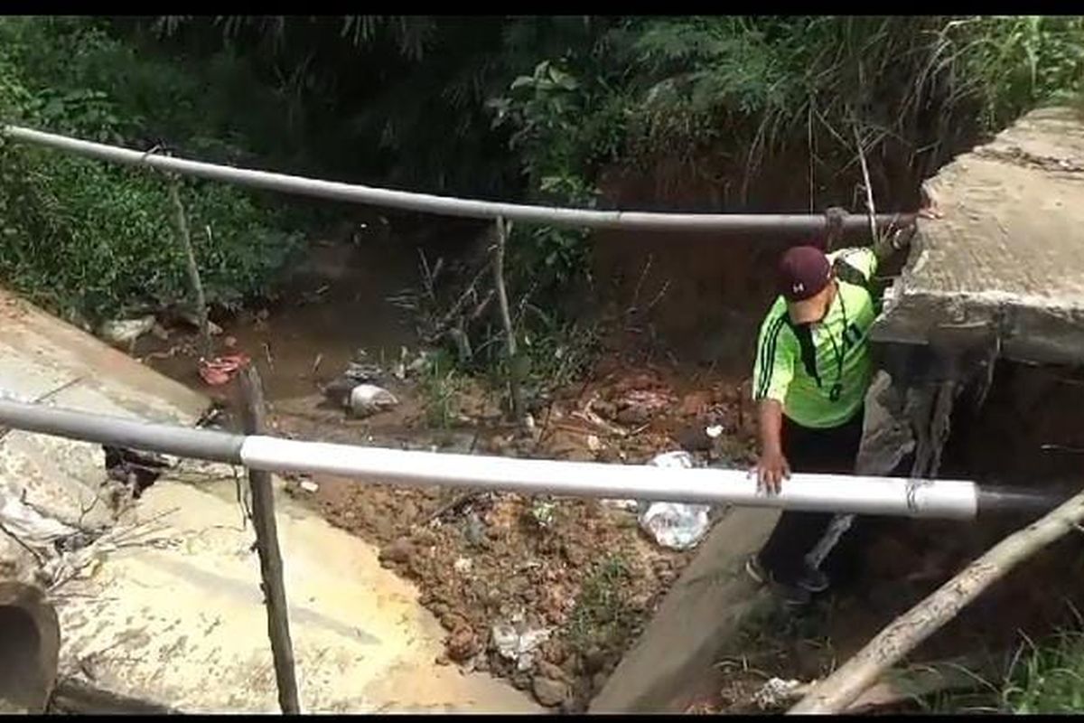 Akses Jalan Penghubung Desa di Kecamatan Jambi Luar Kota Terputus Hampir Satu Tahun