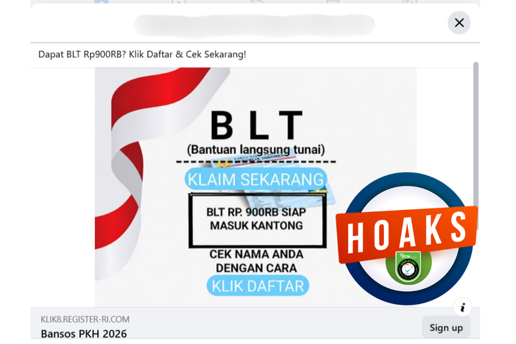 INFOGRAFIK: Hoaks Bantuan PKH Rp 900.000 dari Kemensos, Simak Bantahannya