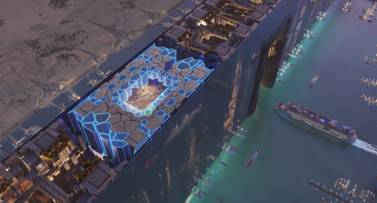 Intip Desain Proyek Stadion di Atas Langit Besutan Arab Saudi