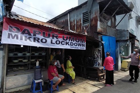 Di Balik Zona Merah Krukut, Dapur Umum Micro Lockdown Wujud Saling Dukung Warga di Tengah Badai Covid-19