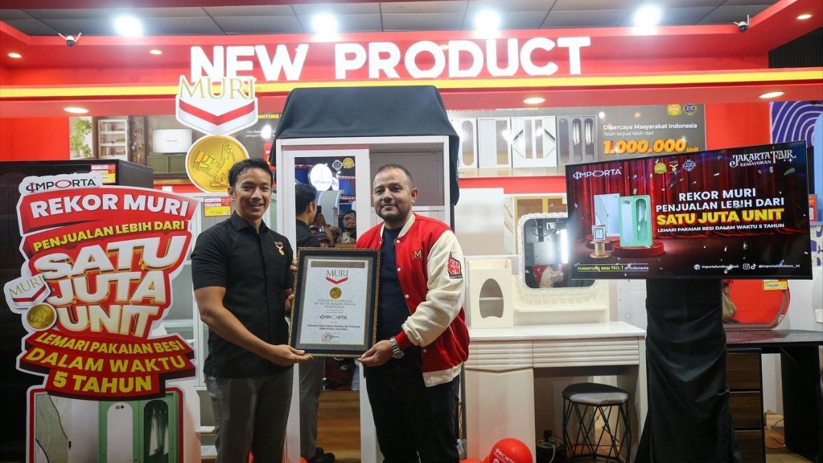 Gantikan Era Lemari Kayu, Importa Cetak Rekor MURI Jual 1 Juta Lemari Besi dalam 5 Tahun