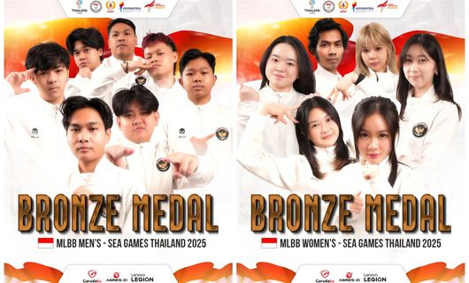 Timnas Mobile Legends Indonesia Sumbang Dua Perunggu di SEA Games Thailand 2025