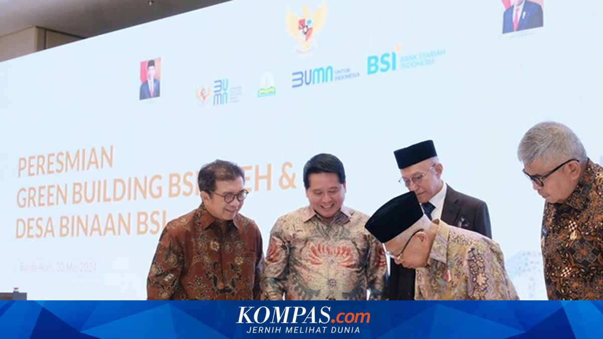 Saat Wakil Presiden Meresmikan Gedung Landmark BSI Aceh