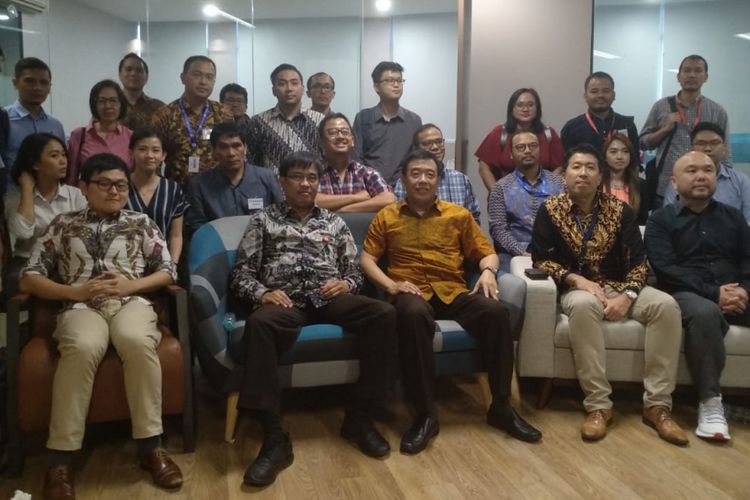16 perusahaan fintech peer to peer lending melakukan studi banding ke Danamas guna mempelajari proses pengajuan izin ke Otoritas Jasa Keuangan (OJK), Rabu (5/9/2018).