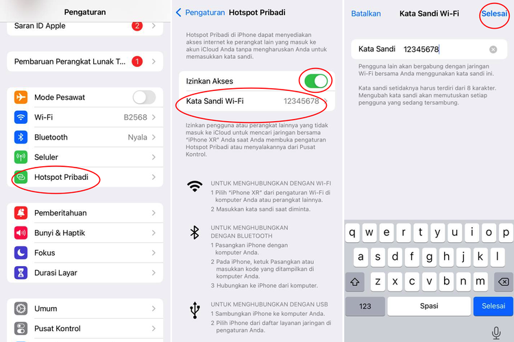 Cara Atur Hotspot Iphone Homecare24