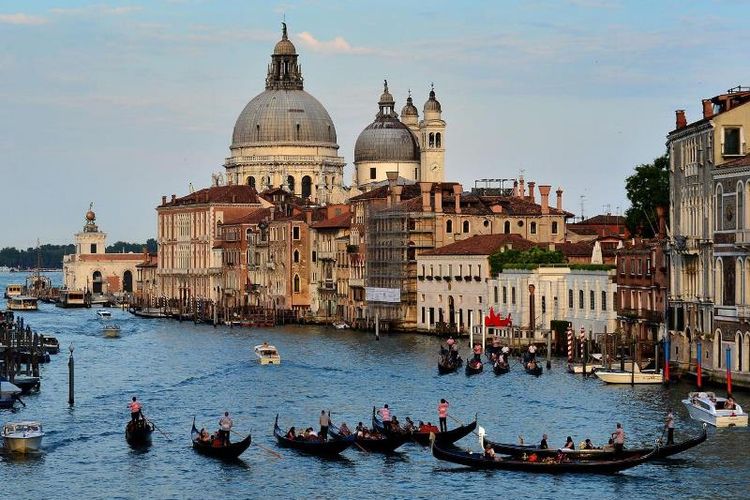 Kota Venesia, Italia.