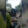 Diduga Mengantuk Saat Mengemudi, Anggota TNI di Makassar Tabrak 3 Motor dan Mobilnya Terguling