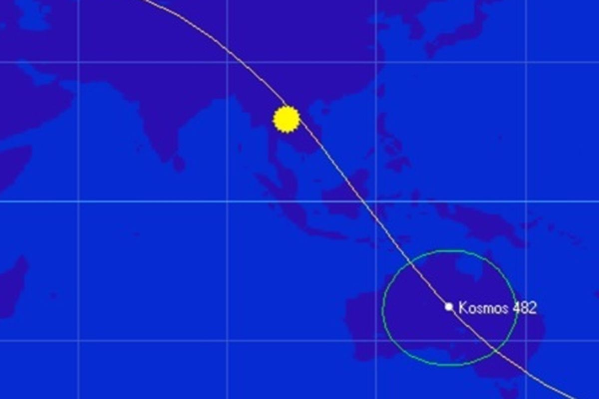 Lintasan Kosmos 482.