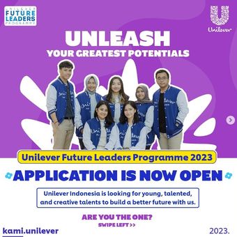 Unilever Indonesia membuka lowongan kerja melalui Unilever Future Leaders Programme (UFLP) 2023.
