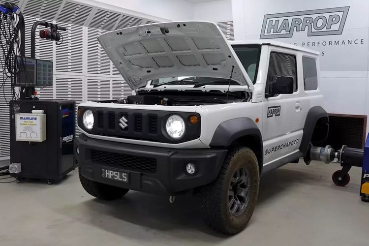 Suzuki Jimny garapan Harrop Engineering dijejali dengan supercharger