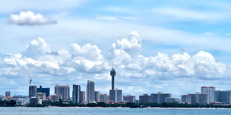 Kota Pattaya di Thailand.