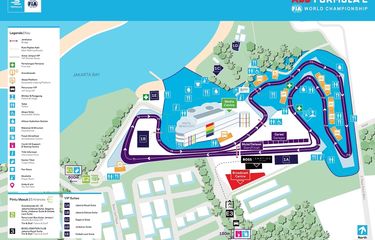 Peta Formula E Ancol 2022