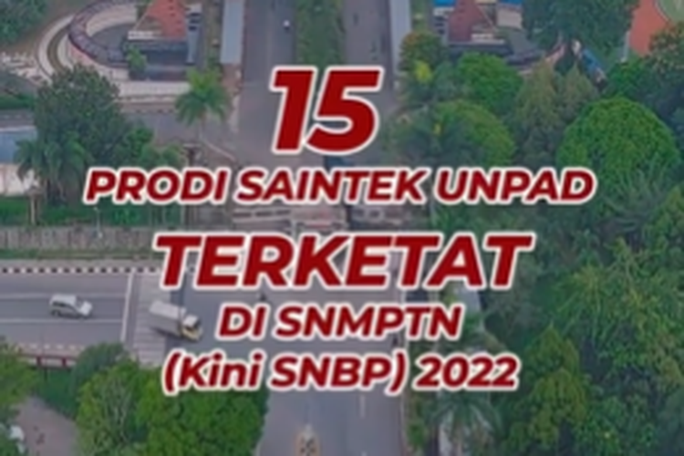 15 Prodi Terketat di SNMPTN/SNBP Unpad 2022