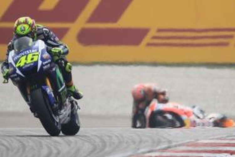 Valentino Rossi dan Marc Marquez