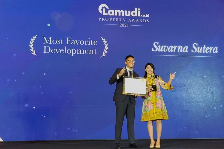 Suvarna Sutera by PT Alam Sutera Realty Tbk meraih penghargaan kategori Most Favorite Developer dalam ajang Lamudi.co.id Property Awards 2021.