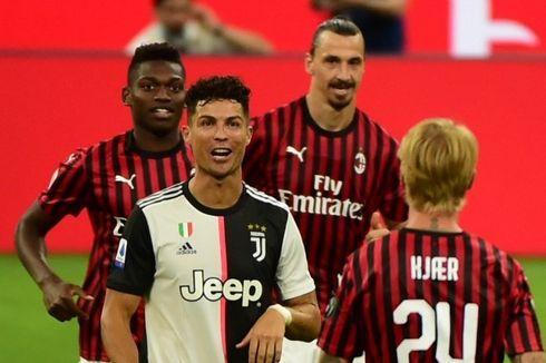 Ronaldo pada Laga AC Milan Vs Juventus, dari Pahlawan Menjadi Pesakitan