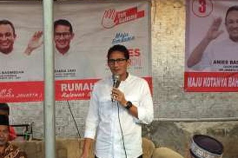 Sandiaga: Kalau Gubernur Tak Diganti, Warga Melarat Makin Melarat