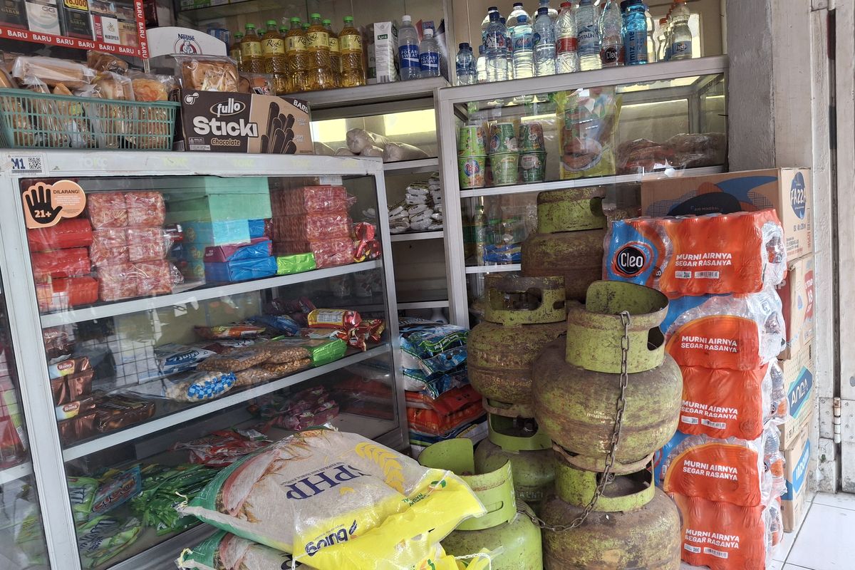 Stok elpiji di pedagang eceran Lumajang Kosong, Selasa (4/2/2025)
