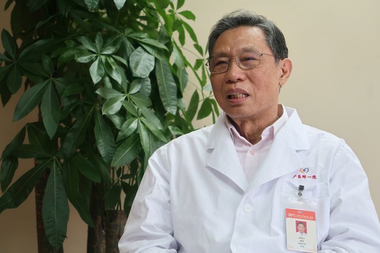 Dr Zhong Nanshan, kepala tim investigasi virus corona baru dari Komisi Kesehatan Nasional China, dalam wawancara bersama Reuters di Guangzhou, Provinsi Guangdong, pada 11 Februari 2020.