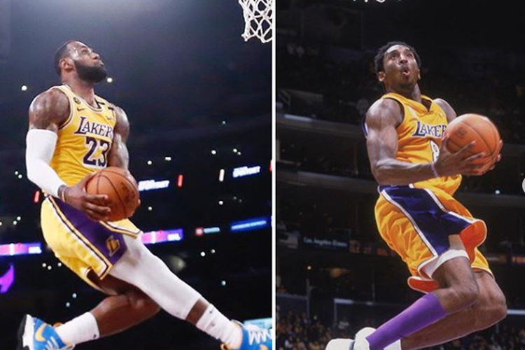 Kata Lebron James Soal Kemiripan Aksi Slam Dunk Nya Dengan Kobe Bryant Halaman All Kompas Com