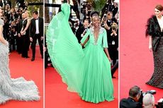 Taburan Nuansa Mewah pada Busana Para Aktris di Film Festival Cannes 