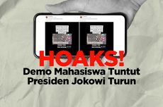 INFOGRAFIK: Hoaks! Demo Mahasiswa Menuntut Presiden Jokowi Mundur 