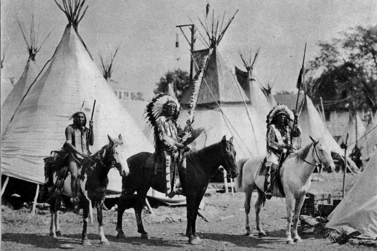 Suku Indian Amerika dalam Kongres Indian pada 1901.