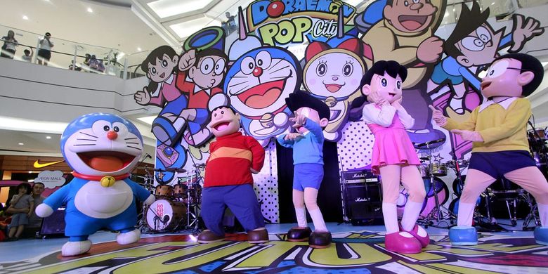 Anda bisa mengajak anak-anak mampir ke AEON Mal Tangerang Selatan menjumpai Doraemon di ajang Doraemon Pop City.