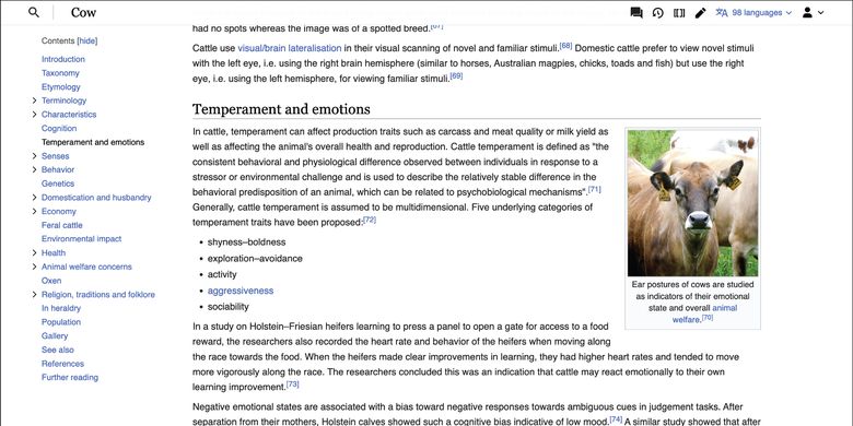 Tampilan header judul Wikipedia diubah ke model sticky header. Jadi, saat digulir ke atas ataupun ke bawah, judul artikel akan berpindah dan menempel di atas mengikuti pergerakan layar