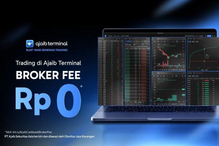 Transaksi di Ajaib Terminal, Nikmati Promo Broker Fee Rp 0 hingga 30 November 2026