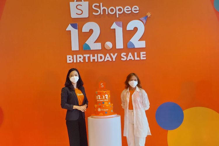 Head of FMCG & Electronics Shopee Indonesia Putri Lukman dalam jumpa pers di Jakarta, Kamis (17/11/2022).