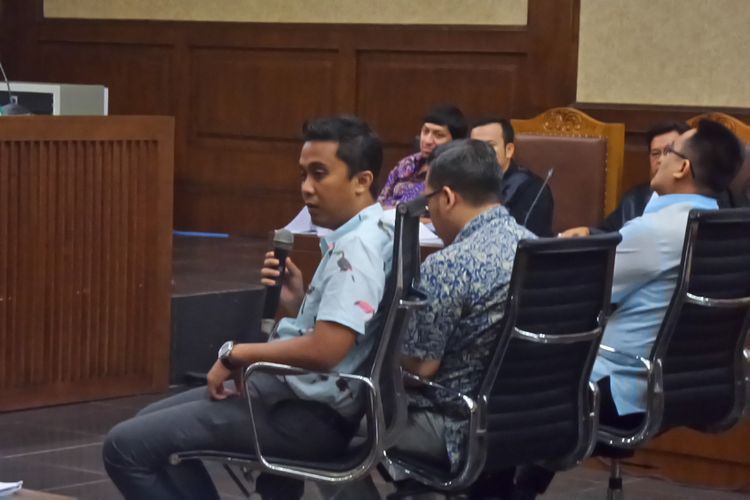 Vasko Ruseimy saat bersaksi di Pengadilan Tipikor Jakarta, Kamis (27/7/2017).