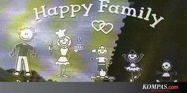 Stiker Keluarga Unik Untuk Kaca Mobil