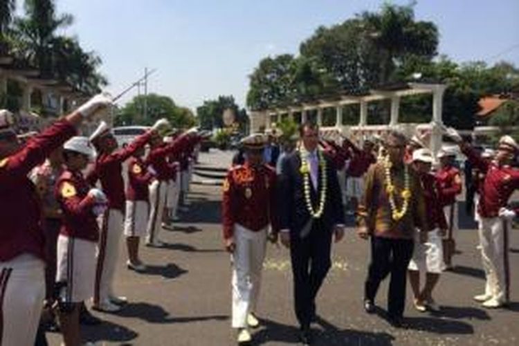 Menteri Kehakiman Australia Michael Keenan saat berkunjung ke Indonesia.
