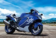 Suzuki Hayabusa 2026: Edisi Spesial Perpaduan Biru dan Putih