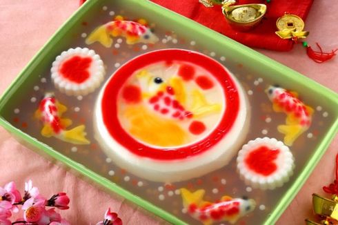 Resep Puding Vanila Jeruk untuk Dessert Imlek