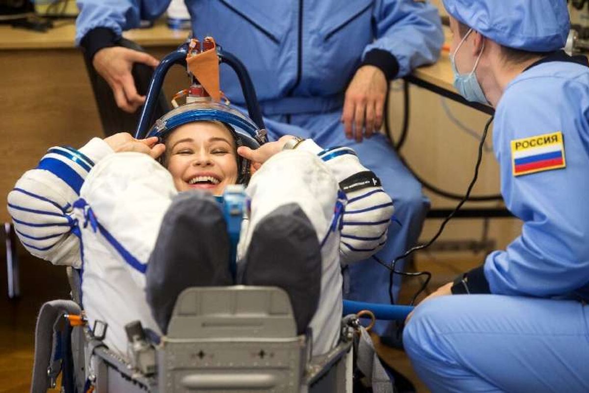 Artis Yulia Peresild menghabiskan waktu 12 hari untuk syuting film di ISS
