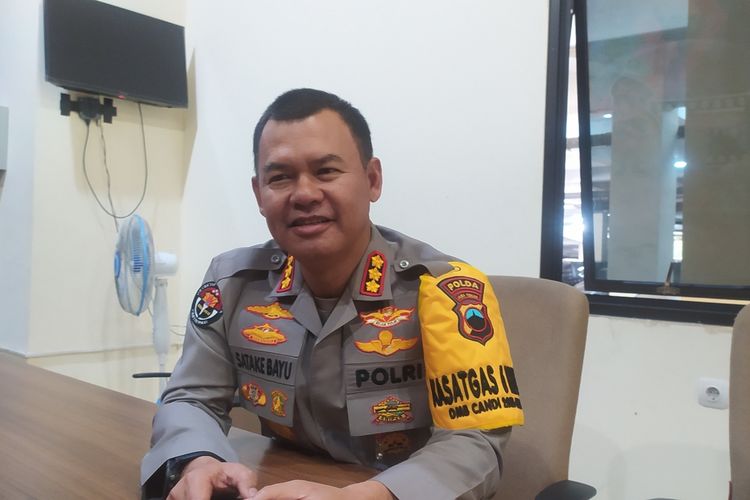Kabid Humas Polda Jawa Tengah (Jateng), Kombes Pol Stefanus Satake Bayu saat ditemui di kantornya.