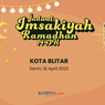 Jadwal Imsak dan Buka Puasa di Kota Blitar Hari Ini, 18 April 2022