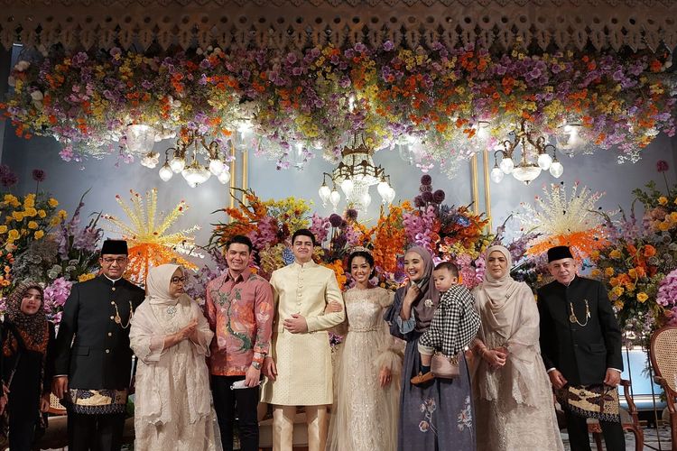 Resepsi Hari Ketiga Mutiara Annisa Baswedan dengan Ali Saleh Alhuraiby di Putri Duyung, Candi Bentar, Ancol, Jakarta Utara, Minggu (31/7/2022)