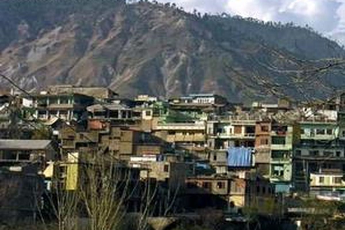 Kota Muzaffarabad pasca gempa
