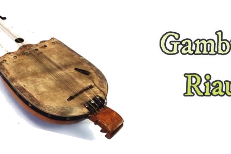 [Tangkapan Layar] alat musik Gambus daerah Riau