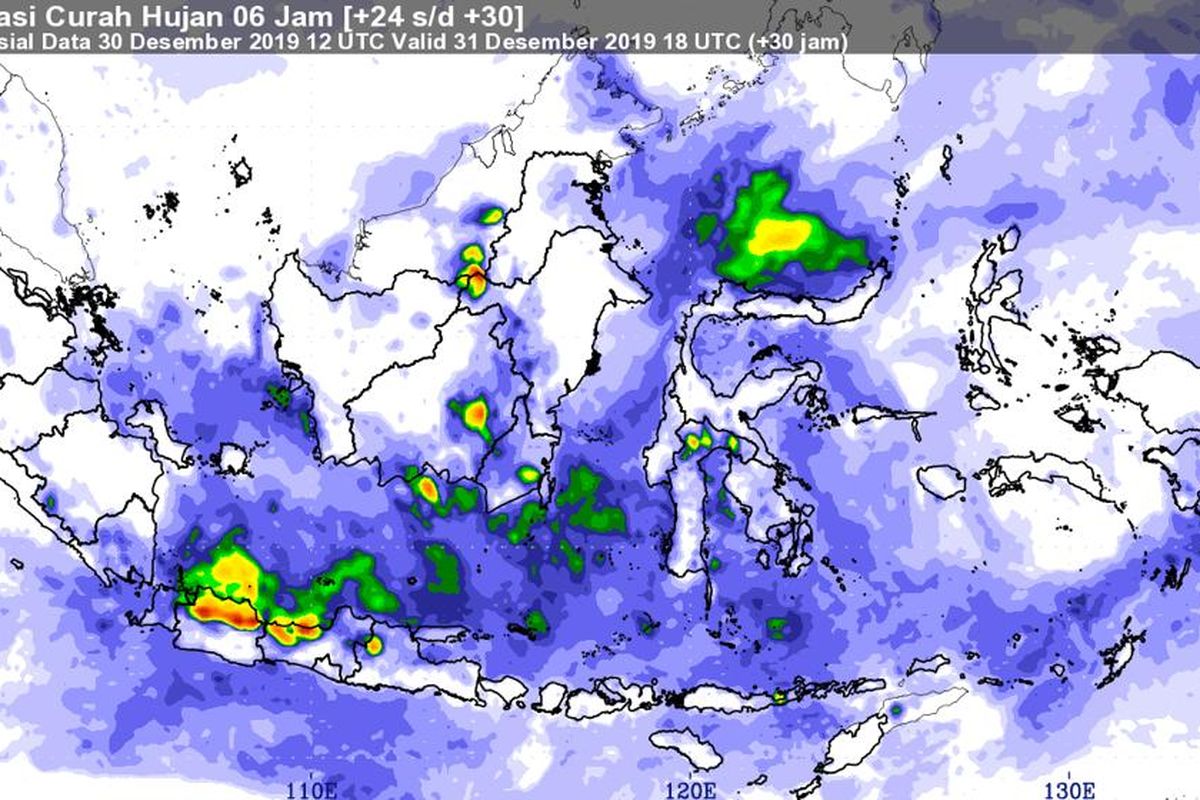 Prediksi cuaca malam tahun baru