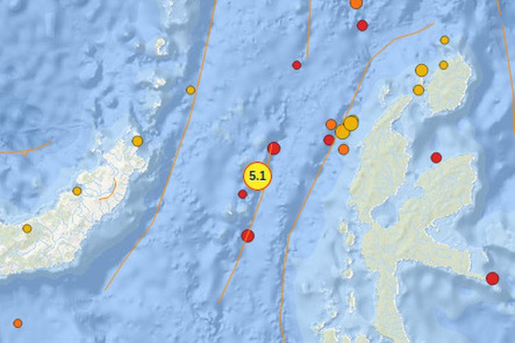 Gempa M 5,1 Guncang Jailolo, Dirasakan di Ternate dan Manado