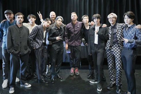 Balas Ucapan Selamat dari Coldplay, BTS: Sebuah Kehormatan bagi Kami