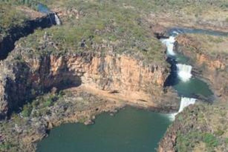 Air terjun Mitchell Falls di kawasan Kimberley, Australia Barat, akan menjadi bagian dari taman nasional terluas. 